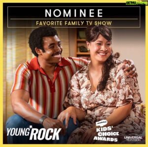 Uli Latukefu Instagram - LOVE THIS!! 

One of my favourite things about making this show, is the feedback from fans saying how they’ve made watching Young Rock a family ritual- something they now share with grandparents or parents and their children. Thank YOU for having us. ❤️💪🏽

#youngrock 
@kidschoiceawards
@nbc 
@sevenbucksprod