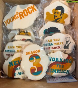 Uli Latukefu Instagram - THANK YOU to @delicioustwists for making this incredible handmade cookie package for a special Young Rock fan. They look and taste amazing (I swear I had my one made for me not out of this package) 😂

NEW EPISODE TOMORROW NIGHT 8:30/7:30c on @nbc 

Trust, you don’t want to miss this one. 😤💪🏽

#peopleselbow 
#youngrock 
@therock 
@sevenbucksprod