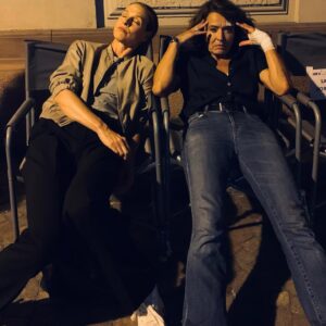 Ulrike Folkerts Instagram - What happened Last Night?
#nachtdreh
#tatort
#tatortswr
#tatortlenaodenthal 
#ludwigshafen 
#crimtime 
#midsommer 
#johannastern 
#lenaodenthal 
#lauenächte 
@lisa_bitter_official 
@ulrike_folkerts