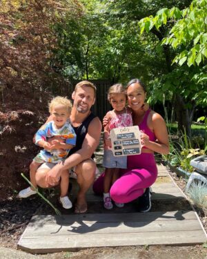 Urijah Faber Instagram - Our little Boss is growing up! So cool to see Cali thriving…just a few tears and a few objections before marching herself into the first day of Spanish Pre-School. Such a tough, brave Pequeña hermosa jefa 😎😍. Zoom into Cali’s board, @jaslyn found out Cali wants to be a “fighter” when she grows up 😅. I’m hoping not, but zero doubt we will have a bilingual world champ on our hands if Cali keeps that energy…@danawhite get your check book ready 😂.