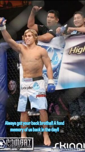 Urijah Faber Instagram - This memory popped up and I couldn’t help but reminisce about the past of how you believed in me and got me into the sport of #MMA. You are one of a kind brotha! Thank you for what you’ve given to the sport of wrestling and MMA, to countless others, and to myself and my family. You’re the man!