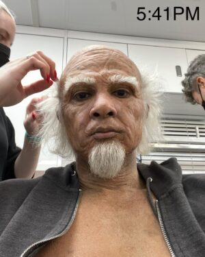 Utkarsh Ambudkar Instagram - @avatarnetflix has arrived! shoutout to the incredible sfx and makeup team that created King Bumi from scratch. What an absolute friggin ball we had on this one. Plenty more bts to come in the next few days. Congrats to the entire cast and crew on this epic achievement. so stoked to have been able to join along in the adventure. 🍃🪨💪🏾 @netflix @netflixgolden **by the end of the shoot we’d gotten makeup down to less than 4 hours**