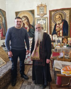 Vadim Nemkov Instagram - В гостях у отца Феодора!🙏
