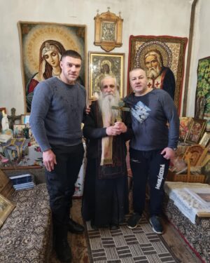 Vadim Nemkov Instagram - В гостях у отца Феодора!🙏
