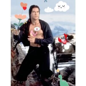 Val Kilmer Instagram - What did I hear? You forgot to send a Valentine card? Oh! You didn’t get a Valentine card?!

Well, either way, maybe I can help. I’ve cooked up 14 digital Valentine cards to help you feel the love. Ok, maybe just make you smile or laugh. 

Take one and pass it on! Or collect them all!!

Here’s #6 of 14

What’s a good caption?