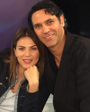Valentino Lanús Instagram - @margaritamparra y yo en la promoción de la recta final de #NadaPersonal