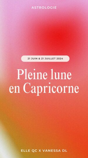 Vanessa DL Instagram - @_vanessadl nous dit tout sur la pleine Lune en Capricorne de ce vendredi 21 juin et de celle du 21 juillet prochain. 🌑
Attention : grands changements à venir! 👀

#pleinelune #astro #pleinelunecapricorne