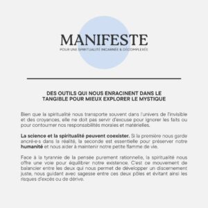 Vanessa DL Instagram - ✨ Manifeste pour une spiritualité incarnée et décomplexée ✨

Le Larousse définit un manifeste comme une « proclamation destinée à attirer l'attention du public, à l'alerter sur quelque chose. »  Pour moi, ce manifeste est  plus qu'une simple publication ; c'est une réponse à un besoin viscéral de prendre position.

Au cours des derniers mois, sans trop savoir pourquoi, j'ai ressentie une urgence de l'écrire, non seulement pour me rappeler mes propres convictions dans les moments de doute, mais aussi pour offrir un phare à celles et ceux qui pourraient en avoir besoin. 

Parce que oui, ce que j'observe aujourd'hui me fait parfois peur, mais je refuse de jeter le bébé avec l'eau du bain. Au lieu de cela, je choisis d'élever ma voix et d'ouvrir la conversation.

C'est donc avec une nervosité dans le creux du ventre que je vous présente ce manifeste pour une spiritualité incarnée et décomplexée. 

Il est imparfait, et c'est intentionnel : l'évolution est au cœur de ma vision de la spiritualité. Honorer le mouvement naturel de nos vies et poursuivre cette quête à travers nos pratiques est essentiel.

🙏🏼 Aimez, commentez et partagez pour soutenir.
💬 Je serais ravie de savoir ce qui résonne en vous. Y a-t-il quelque chose que vous aimeriez ajouter?

PS : Je ne prétends pas que ce manifeste soit le guide ultime pour vivre une spiritualité saine. Mon intention n'est pas d'imposer cette vision à qui que ce soit, mais simplement de partager ma perspective avec vous.

Merci pour votre soutien et votre curiosité. 🌟