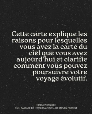 Vanessa DL Instagram - LES NOEUDS LUNAIRES ✨

L’astrologie évolutive, c’est une perspective nouvelle et rafraîchissante pour aborder tous les symboles de la carte du ciel.

C’est aussi des techniques particulières, comme celle de l’interprétation des noeuds lunaires, qui permet d’obtenir une toute nouvelle vision de son thème astral.

Voici à quoi ressemblaient les réactions des étudiants•es après avoir enseigné le cours pour la première fois : 🫨😱🤯

Le but? Comprendre le karma qui est mûr et prêt à être adressé dans cette incarnation. 🌀

👉🏼 Le cours est disponible dès maintenant et nous nous retrouverons lundi le 4 mars pour le Laboratoire Astro, afin de répondre à vos questions et mettre ces nouvelles connaissances en pratique.

#noeudslunaires #astrologie #astrologieevolutive #zodiaque