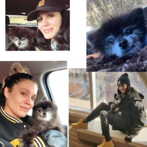 Vanessa Giselle Instagram - Yesterday I lost my best friend of 19 years.💔 

Puddles. She was my road dog. Not only because she traveled across the entire U.S. with me multiple times, but because she was by my side for over half of my life. I was a teenager when I got her. I worked at a Payless in Iowa and saw her in a newspaper ad…and so it began. 

There are soooo, so, sooo many words I want to say; but no words at the same time. My heart is absolutely shattered into a billion pieces, and it hasn’t even fully hit me that she is no longer in my life; that she is no longer in this world. I can’t even fathom it. 

But I am so, so, so beyond grateful for all the smiles and laughs she gave me every single day for almost 20 years. She brought so much joy to thousands of people. Every single time we went outside…adults and their kids’ eyes would light up, they’d ask to pet her, they’d take pics with her. I wasn’t the only person who couldn’t get enough of her.

My black licorice gummy bear, Hootie, Gunther, Marcia, Marcy the marsupial, my little Junior Mint, Judy, Puddy Buddy, my lil wolf girl… I had a million more names for her…

Now she’s my angel.

Her last meal was a happy meal…literally. A burger with ice cream instead of a drink. Two of her favorite things.

I love and miss you, my sweet bb bear. Forever and always. RIP. 

…Until we meet again...👩🏻🐻🪽✨💛