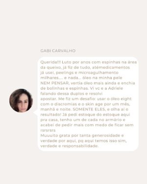 Vanessa Machado Instagram - Já sabemos que o Eight mudou a vida de milhares de pessoas. Nada mais justo que mostrar alguns desses depoimentos e fotos de antes/depois que recebemos das nossas clientes maravilhosas.

Arrasta pro lado >>>

#acne #melasma #oil #vanessamachado #pelemadura #cuidadoscomapele #oleosessenciais