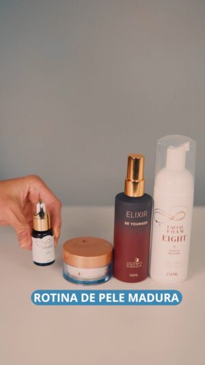 Vanessa Machado Instagram - Rotina para pele madura.
- Eight facial foam (espuma de limpeza)
- Elixir Be Younger
 (água de beleza) 
- Be Younger Creamy (hidratante) 
- Oil Eight (óleo de tratamento). 
Venha saber mais no site da Dermociencia!
Link na bio.
Cupom de desconto: VANESSA
#pelemadura #rejuvenecimiento #botoxnatural #oileight #beyounger #eightbyvanessamachado #dermociencia #beyoungercreamy #melasma #tratamentodepelemadura #rotinadepelemadura