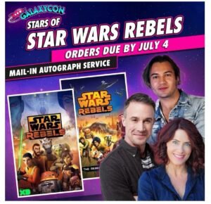 Vanessa Marshall Instagram - Very excited for this one!! 🫶🏻💕✨

Repost from @yodasnews
•
A Spark of Rebellion Ignites...

Get autographs from the cast of #StarWars #Rebels @galaxyconraleigh 

⭐️ Vanessa Marshall - #HeraSyndulla - @vanessamarshall1138 

⭐️ Taylor Gray - #EzraBridger @taylorgray3 

⭐️ Freddie Prinze Jr. - #KananJarrus @realfreddieprinze 

🗓️ Autograph Orders for GalaxyCon Raleigh Due by July 4th @ 11:59pm ET
🗓️ Send In Orders for GalaxyCon Raleigh Due by June 23rd, Deliver by June 28th