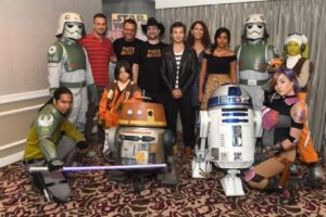 Vanessa Marshall Instagram - Happy Rebels Remembered Day!! Love my #starwarsfamily!! Xo 💚🫶🏻💚 

Repost from @theroguerebels
•
Happy #RebelsRemembered day everyone! We’ve had so many adventures and grown so much but we’ll never forget where it all began.

#StarWarsRebels #StarWarsCosplay