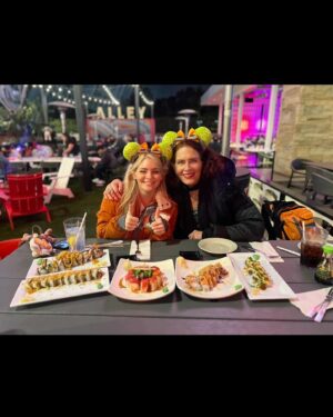 Vanessa Marshall Instagram - Best. Day. Ever! 💚🙏🏻✨✨✨

Repost from @samsyndulla
•
In so many words… 
This was the best day ever✨

Here is a photo dump of the day 🤣

Planning this trip to @disneyland with @vanessamarshall1138 couldn’t have gone more perfect. I’m so thankful for every moment. Especially eating a massive amount of sushi and piloting the falcon with Hera herself (note to self, don’t text and fly)✨

Finally getting to see Emily and @indiespeeder is and always will be the best moments well spent. I’m forever grateful for this chosen family we have created. My heart is so full and I’m just feeling so incredibly overjoyed that these are the moments I get to have with the best people on earth. 

Don’t forget to tune in tomorrow night 5pm pacific time to @vanessamarshall1138 ‘s twitch channel to see our stream. It’s going to be a great time and all proceeds will go to @ndssorg in honor of our girl Indie.

#disneyland #starwarsfamily #herasyndulla