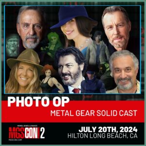 Vanessa Marshall Instagram - ❗️Guest Photo Op tickets go live this Wednesday at 9am PST on Eventbrite! Get the chance to snag a professional photo with your favorite individuals or one of these great groups photos! Tickets will be limited.

For more intel 👇 (link in bio)
mgscon.com/guestexperiences 

#metalgear #metalgearsolid #kojima #hideokojima #videogame #videogames #solidsnake #bigboss #mgscon #mgscon2 #videogameconvention