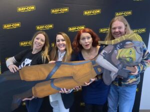Vanessa Marshall Instagram - Thank you @baycollege for hosting @vanessamarshall1138 @gravypic and @girlmacfarlane for Return Of The Bay-Con!

#starwarsrebels #starwarsclonewars #starwarsresistance #CelebWorx #celebworxpride