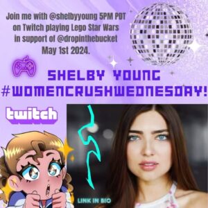 Vanessa Marshall Instagram - Join me with @shelbyhyoung @ 5PM PDT on my Twitch Channel @vanessamarshall1138 for another #womencrushwednesday, as we play Lego Star Wars in support of @DropInTheBucket on May 1st 2024. Link in bio! Xo 💜💜💜

May the 4th be with you! Let’s celebrate all week long! Xo 💛✨