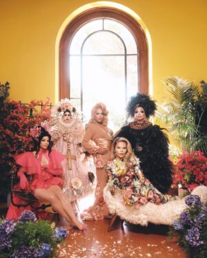 Vanessa Vanjie Mateo Instagram - It’s my Birthday kia 🎂🎉 & I get to celebrate with this amazing shoot we did celebrating Latinx heritage at the same damn timeeeee 👏🏽👏🏽 Get into it ! 🌸🌺 We’re celebrating #LGBTQHerstoryMonth with @rupaulsdragrace all October long 💐 

📸: @erik_carter 
💇🏽‍♀️: @hassoon_7 @wigsbyhassoon