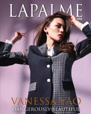 Vanessa Yao Instagram - Thank you @lapalmemagazine for the cover 😘
Spring 2022 issue

Photographer: @evaankheraj 
Hair/Makeup: @win_liu 
Styling: @sarahdarceystyle 
Jacket by Thom Browne