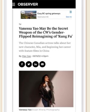 Vanessa Yao Instagram - Thank you to the show runners @christinakimla @bunnyberens for your trust in me ❤️

Thank you to @the_joe_menendez for being an amazing director and being there for me during the callback ❤️

Thank you @max_gao for the lovely article 😊

📸: the amazing @evaankheraj 
👗: @sarahdarceystyle 
💄: @win_liu