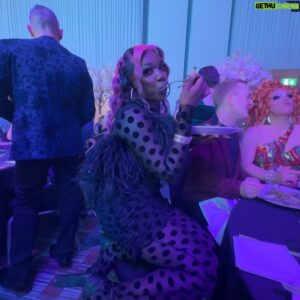 Vanity Milan Instagram - Had such a gorgeous night attending @gaydio Pride Awards 2024 in Manchester at the @hiltonmanchester and presenting the LGBTQ  Enterprise Award. It’s always a pleasure to celebrate incredible human beings doing amazing things for our community! 🏳️‍🌈🫶🏾

Hair: @liam_collum_hair 
Outfit: @siimadamsondesign 
Photo Credit: @thevainphotos & @johnnyblackburnphotography