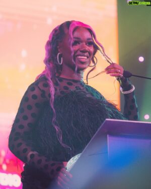 Vanity Milan Instagram - Had such a gorgeous night attending @gaydio Pride Awards 2024 in Manchester at the @hiltonmanchester and presenting the LGBTQ  Enterprise Award. It’s always a pleasure to celebrate incredible human beings doing amazing things for our community! 🏳️‍🌈🫶🏾

Hair: @liam_collum_hair 
Outfit: @siimadamsondesign 
Photo Credit: @thevainphotos & @johnnyblackburnphotography