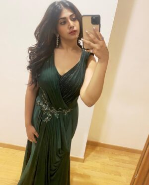 Varsha Viswanath Instagram - Chillin’ like a villian 🍀
.
.
.
👗- @fatiz_official