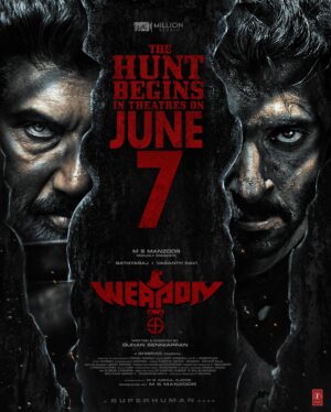 Vasanth Ravi Instagram - Weapon - Releasing in theatres on June 7, 
Can’t wait for this superhuman saga to be unleashed filled with lots of thrill and action to give a complete cinematic experience at your nearest cinemas !!

#Sathyaraj @guhan_senniappan @hope.tanya @millionstudioss @manzoor.msit @abdulkaderoffl @dirrajivmenon @rajeev_govinda_pillai @syedsubahan @mimegopi_off @syedsubahan @baradwajrangan @yashikaaannand @kaniha_official @shiyaskareem @mayaskrishnan @ghibranofficial  @prabu_rhagav @gopikrishna_edit @subentarpl @sudesh__actiondirector @lekha_panacea @____gokulraj__ @dineshashok_13 @sureshchandraaoffl @donechannel1 @riz8118 @karthiccsk @tamizhchelvan_k  @prabooshoots @appleansari.a @tseriessouthofficial @tseries.official @gobeatroute