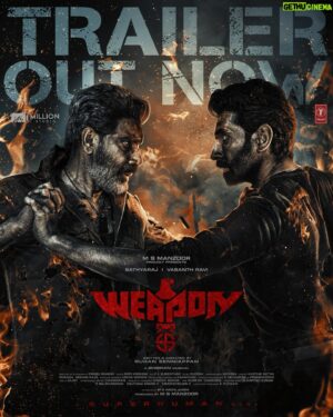 Vasanth Ravi Instagram - #Weapon - A modest endeavour from director @guhan_senniappan in presenting a story that will be a stepping stone by creating a comics style of a film in a cinematic experience, thanks to @millionstudioss for giving life to it !!

▶️ youtu.be/QCciF0dOKR4?si… (link in bio)

#weapontrailer 

#Sathyaraj @hope.tanya @dirrajivmenon @millionstudioss @weapon.movie @abdulkaderoffl
@manzoor.msit@rajeev_govinda_pillai @mimegopi_off @syedsubahan @baradwajrangan @yashikaaannand @kaniha_official @shiyaskareem @guhan_senniappan @ghibranofficial  @prabu_rhagav @gopikrishna_edit @subentarpl @sudesh__actiondirector @lekha_panacea @____gokulraj__ @dineshashok_13 @riz8118 @karthiccsk @tamizhchelvan_k  @prabooshoots @appleansari.a @tseriessouthofficial @tseries.official