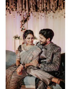 Vasishta N. Simha Instagram - ❤️❤️

Photography - @storiesby.rg 
Decor - @meragi.celebrations 
Styling - @stilerush_by_varshinijanakiram & @itihas_sagar 
Groom Attire - @meraj_ek_pehchaan 
Bridal Jewellery - @sriganeshjewellers 

#simhapriya 
#hariprriya 
#vasishtasimha 
#love 
#lifepartner 
#wedding 
#reception 
#blessed