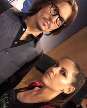 Vered Blonstein Instagram - Battle of the serious face. Who’s winning? 😐😐😐😐😐😐😐😐😐😐😐😐😐😐😐🤪🤪🤪🤪🤪🤪🤪🎬🎬🎬🎬🎬🎬🎬🎬🎬🎬🎬🎬🎬🎥🎥🎥🎭🎭🎭🎭🎭🎭🎭🎭🎭🎭🎭🎭 #johnnydepp #actress🎬 #actresslife #actorslife #hollywoodactress #bollywoodactress #laactress #filmactress #tvactress #teenactress #younghollywood #hollywoodfilm #lafilm #lalife #hollywoodlife #sohollywood #hotactress #cuteactress #exoticgirl #celeb #vered #lightscameraaction #filmmakerlife #filmmakinglife #filmlife #quietontheset #hollywoodcasting #lacasting #filmmakerslife #celeblife