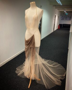 Veronica Green Instagram - LOVE it or HATE it everyone’s talking about it. 💅💅💅

I’m so grateful to @freakcouturemcr for believing in my vision, working with the most difficult fabric in the world & making my invisible gown. The fabric is so sheer that it disappears agains my skin.

This look is very special to me and although it was originally intended for another runway category (I’ll explain another time), I couldn’t resist wearing it for the finale.

Blending masculinity and femininity into one look & truly blurring the lines of gender expression this look is a big middle finger to the kids in school that nicknamed me ‘girl-boy’ or ‘boy-girl’, depending on what gender they decided I was that day. What is it? Is it a boy or a girl? 

Fuck you all

💚💚💚💚💚💚💚💚💚