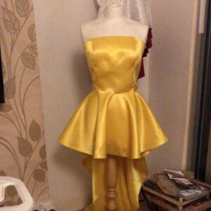 Veronica Green Instagram - Project ‘Ray of Sunshine’.

May 2020 was when I first started to feel like I was heading into a dark place & making this dress was an attempt to pull myself out. With no money to spare I managed to find the cheapest 2 bolts of tulle & leftover satin I had lying around the house, followed a YouTube tutorial & made a dress. My mannequin was oversized, yet too short and wonky. After making this dress I saved EVERY spare penny I had to get myself a proper mannequin to finally start making garments that fit properly. I’m so proud of my journey and to think I only started learning to sew SPECIFICALLY for drag race, makes me even more proud. I’m a novice that was judged like sewing was my craft. I truly faked it until I made it! 💚

💇🏼‍♀️ @emmarigby_pro 
👗 @veronicaqween