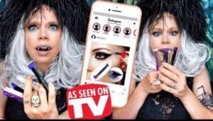 Veronica Lorenz Instagram - @grav3yardgirl did a #youtubevideo on the VampStamp! 
How cute is she, tell us what you think of the video down below 👇.
Find the video by searching Grav3yardgirl AND VampStamp.
.
#grav3yardgirl #collabs
