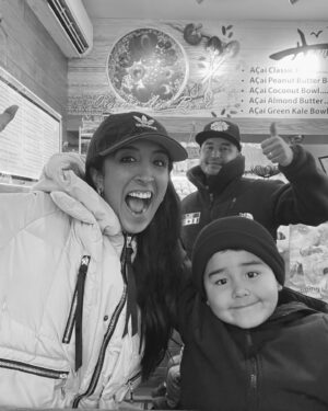 Veronica Valencia Instagram - Smoothies & smooches with my Manhattan boys 💋