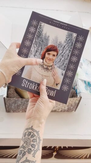 Vickie Howell Instagram - We’re down to the last 25 (total, including two different palettes) of the last ever YarnYAY! box, the Winter Quarterly. This is such a cozy, lovely collection of knitterly goodies, supporting four different, women-owned businesses. Get one while you can at YarnYAY.com! 🧶❄️