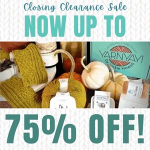 Vickie Howell Instagram - We’re in the final month of YarnYAY!, and have marked almost everything WAY down. Shop yarn, past boxes, notions, and more for up to 75% off at YarnYAY.com!