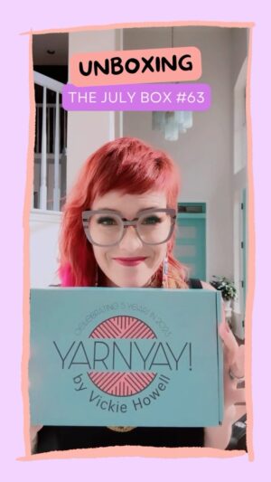 Vickie Howell Instagram - Got 22 seconds? Let me give you a quick tour of what I curated for the YarnYAY! July Box for knitters and crocheters.

I’m so happy to reveal what’s inside the YarnYAY! July Box! This month we’re featuring FIVE different small businesses, the assigned pooling technique, a cashmere blend, Summer-worthy bandit scarves, and more! 

Tap or go to the link in my @vickiehowell bio to learn more.👆🏼I’ll see you on the knit side! 😉

#yarnyay #knitting #crochet