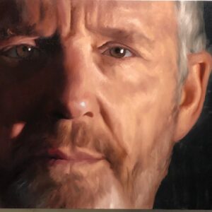 Victor Garber Instagram - Portrait of John Benjamin Hickey by Rainer Andreesen 6’by4’. I love it so much