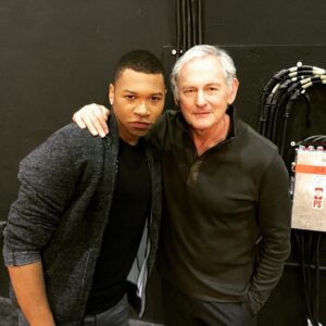 Victor Garber Instagram - Franz and me on a Sunday photo shoot @realfranzd Firestorm in harmony