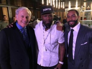 Victor Garber Instagram - Back to Power with two greats. Omari and Fifty made it a very special day.