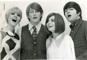 Victor Garber Instagram - The Sugar Shoppe a Canadian singing group in the mid 60’s. What’s with my hair?