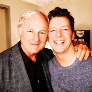 Victor Garber Instagram - The amazing Sean P Hayes @theseanhayes @actofgodbway don't miss him at the Ahmanson in LA and then San Francisco in April.