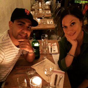Victor Rasuk Instagram - I'm in a New York State of mind.. Hanging with my sister tonight- the talented @judymarte .. we grubbin at our spot in Brooklyn #FriendsForever #NotCheesy #AllLove #BackHome #RVV