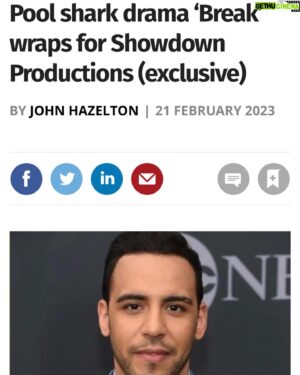 Victor Rasuk Instagram - Excited about this one. Got to play a fun role with my guy @darrenweiss8 #Break #film #2023