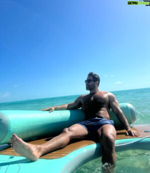 Victor Turpin Instagram - we are just floaters @rafaellalombard #island #ocean #familytrip #latinx