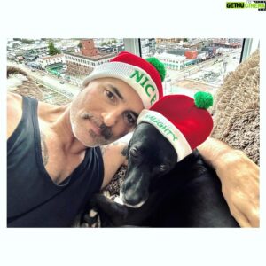 Victor Webster Instagram - Happy Holidays from the dog pound