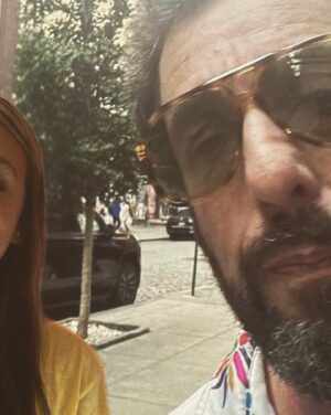 Victoria Paige Watkins Instagram - @adamsandler 👁️ see you in a couple weeks 🤌🏽