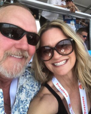 Victoria Pratt Instagram - Yesterday was fun! Flew to St. Petersburg FL for the Indy race. Wore a leather jacket - super smart. Met some cool cats. My baby sang the anthem. Ate some snacks with the  Firestone and Kustom Entertainment folks. Oh yeah, and watched the race! Yeehaw!